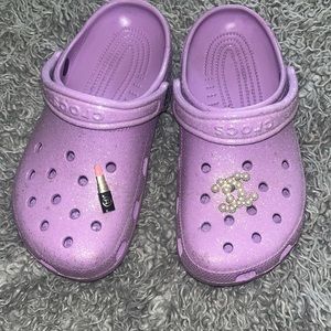Glitter Purple Crocs